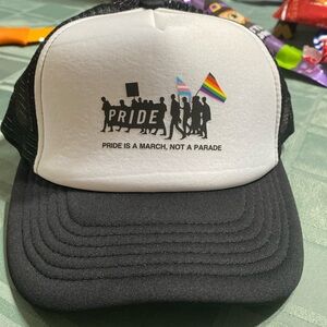 Pride is a march, not a parade baseball cap